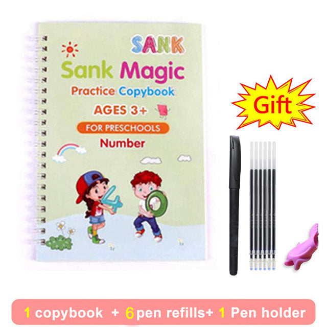 Magic Copy Book- A Practice Book for Children